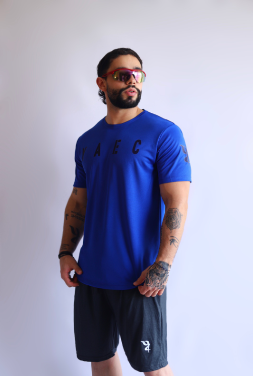CAMISETA DEPORTIVA AZUL YAEC CAMISETA YAEC